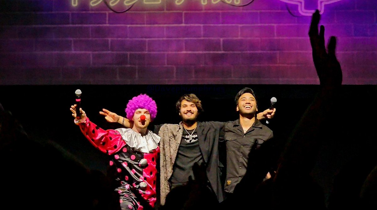 DavePHumphries's tweet photo. Saw @trashtastepod's Trash Taste Europe tour in London last night at the Eventim apollo and loved it! @CDawgVA , @TheAn1meMan  &amp; @GiggukAZ were great! https://t.co/7xeGAGdVxc