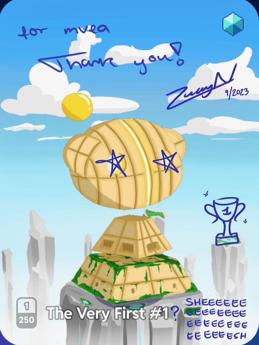 u_mvea's tweet photo. The Reddit avatar artist @Zuccyn has autographed my The Very First #1!

#RedditAvatars #RedditCollectibles #RedditNFTs @r_avatartrading https://t.co/8oDK9t74hW