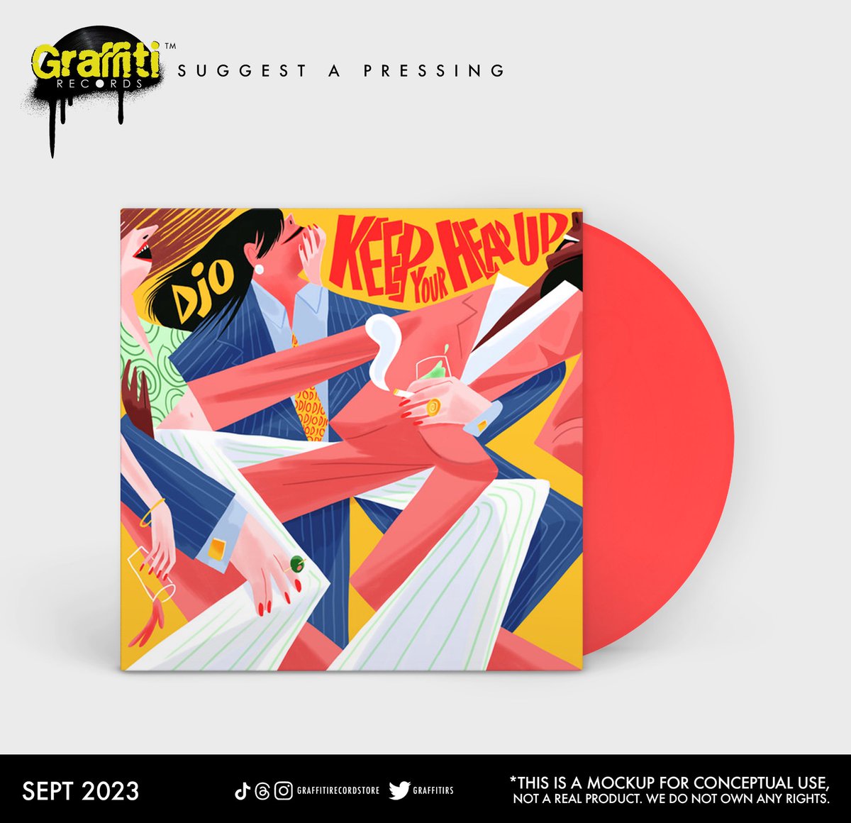 GraffitiRS's tweet image. SUGGEST A PRESSING:
DJO - Keep Your Head Up

#djo #keepyourheadup #SuggestAPressing @djotime
