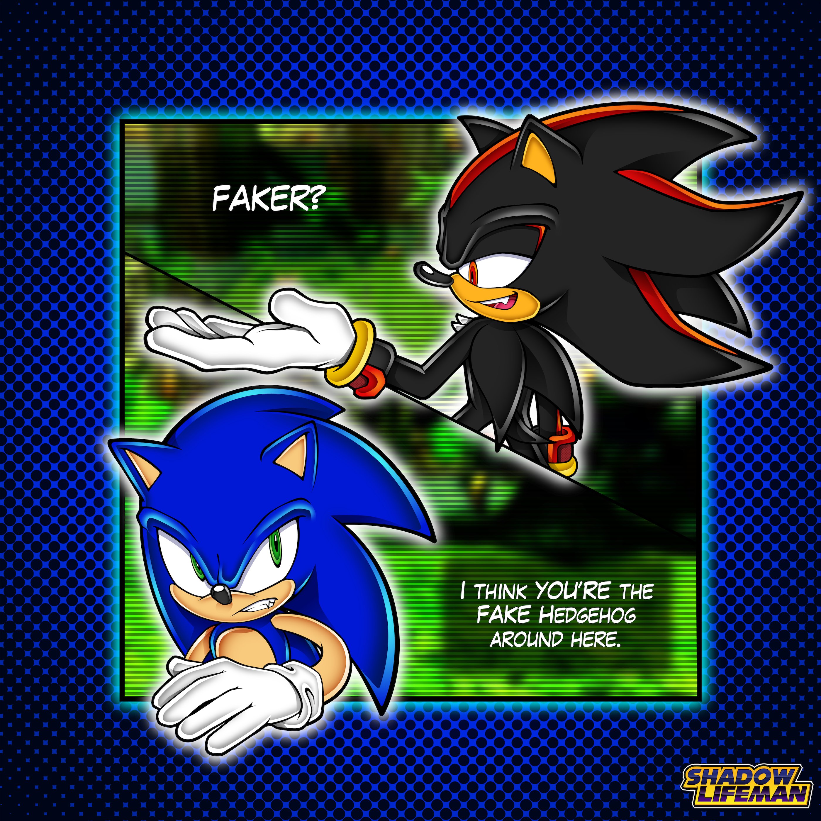 Sonic vs Shadow (Sonic Adventure 2)