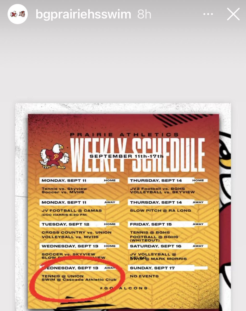 PHS and BGHS Swim Teams tweet media