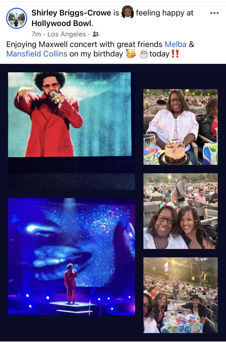 ShirleyCrowe6's tweet image. Having a great time at Maxwell Concert