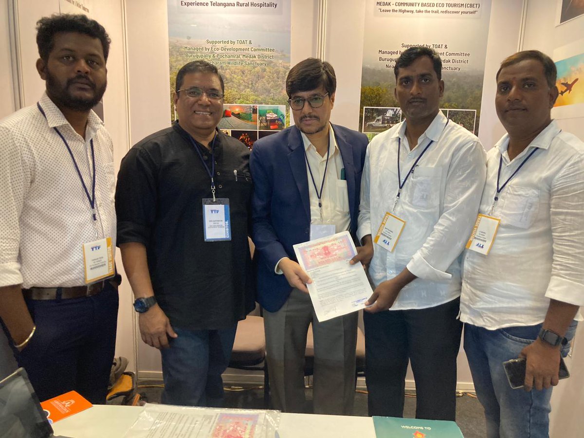 DiputheDK's tweet photo. EDCs signed MoU with stakeholders to promote CBET @Medak by Forest PLUS 2.0 (USAID) 
@plus_forest @usaid_india @Collector_MDK @UNWTO @tstourism @incredibleindia @oltraveller @IndiatourismH @TelanganaForest https://t.co/M4KnokbRWs