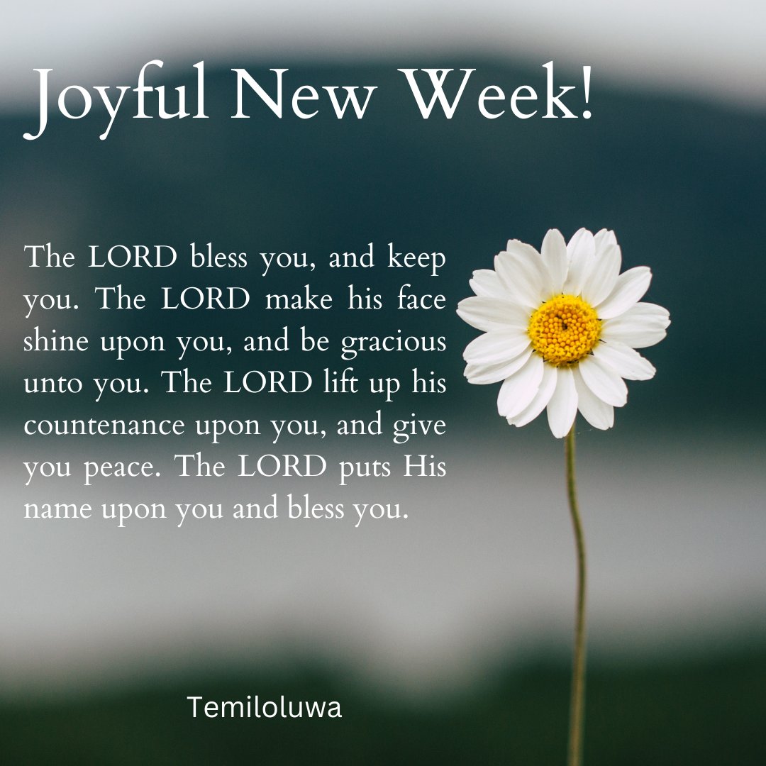 Amen!!!💛

#NewWeek 
#NewWeekPrayers
#Jesus
#Jesuslovesyou
#Jesusgirl