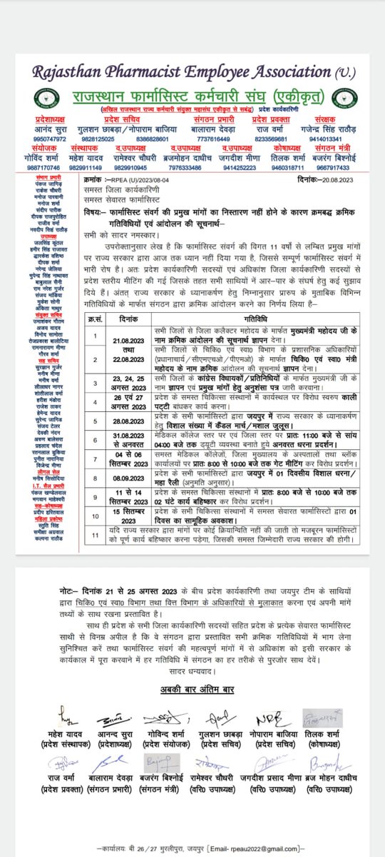 Govt Pharmacist RAHUL TAMRAYAT tweet media