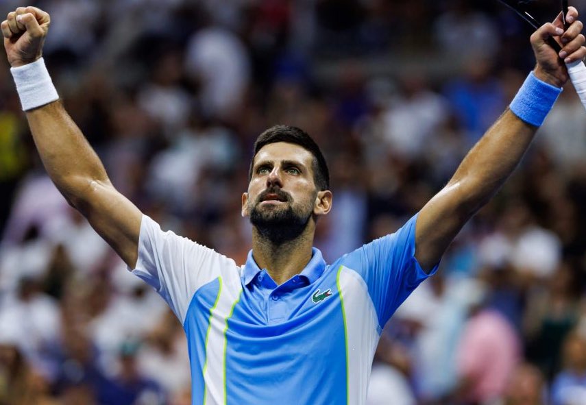 NOVAK DJOKOVIC IS THE FIRST MAN IN HISTORY TO WIN 3 MAJORS IN THE *SAME* YEAR ON *FOUR* OCCASIONS: 2011 - 🇦🇺🇬🇧🇺🇸 2015 - 🇦🇺🇬🇧🇺🇸 2021 - 🇦🇺🇫🇷🇬🇧 2023 - 🇦🇺🇫🇷🇺🇸 WHAT. A. STAT. #USOpen #USOpen2023 #NovakDjokovic