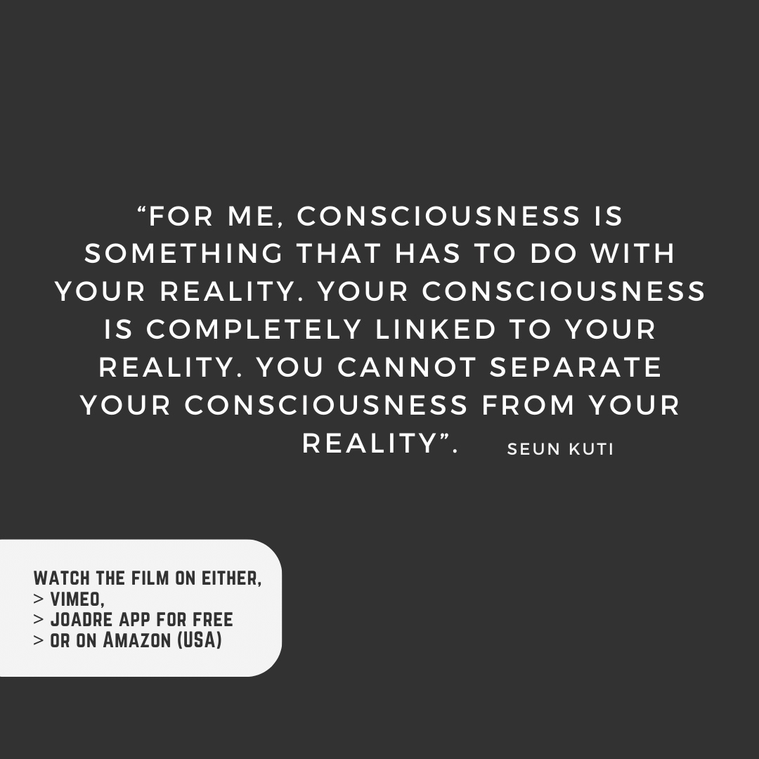 pactbuddy's tweet photo. We interviewed legendary artist Seun Kuti, whose mission is to #empower African youth through his #music and #conversations. 💫✨Find out how he explains the relationship between #reality and consciousness. Read the entire blog - https://t.co/oIEzyyvWcN

#joadre #consciousness https://t.co/YIxyy2uoYw