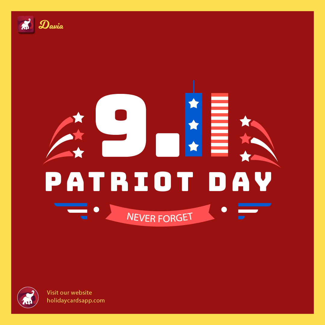 holidaycardsapp's tweet photo. WE REMEMBER 9/11.

Happy Patriot Day.

 #weremember #neverforget   #September11 #911 #PatriotDay #HonoringOurHeroes 

Visit our website now! ❤️
Website: https://t.co/8iypCmYZmf
Instagram : https://t.co/aO0M55AWn7
Pinterest : https://t.co/A2pNaXkkcL
Blog : https://t.co/lC9BGAina7 https://t.co/T817NRzYpb