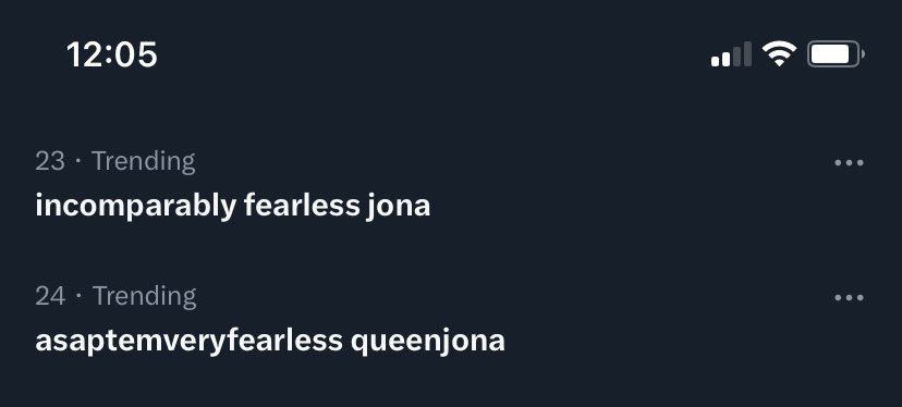 MissEmzDL's tweet photo. Official 24hours nang double trending ang Mayora @MsJ0NA for #ASAPThrowbackParty #ASAPinMilan #ASAPMilan @ASAPOfficial
INCOMPARABLY FEARLESS JONA
ASAPtemVeryFEARLESS QueenJONA https://t.co/aFA1fz1cdP