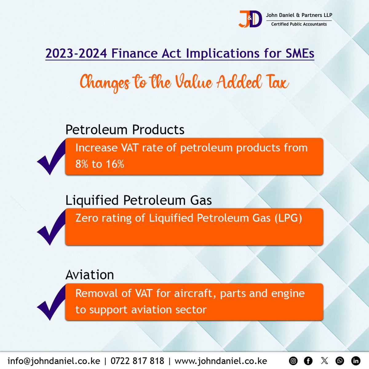 Good morning.
Here are some changes on VAT from the 2023-24 Finance Act. How does this affect your business?

#Finance #Financeact #business #businessaccounting #MondayMotivation #VAT #Taxes