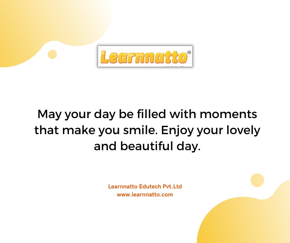 learnnatto's tweet photo. #goodmorningeveryone

May your day be filled with moments that make you smile. Enjoy your lovely and beautiful day.

#todaysquote #mondayvibes #staysafe #stayhealthy #stayhappy @learnnatto https://t.co/1cD1CaVPZ8