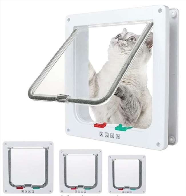 Depets Large Cat Door (Outer Size 9.9" x 9.2"), 4 Way Locking Cat Flap Door for Interior Exterior Doors,

👉👉Click Here: petandkitchen.blogspot.com/2023/09/pet-sa…

#PetSupplies #Cats #Treats #Snacks #CrunchyTreats #SoftTreats #CatnipFlavor