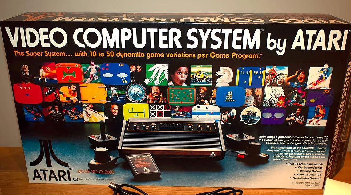 🎉#retrogaming anniversary 🥳

On this day [September 11] in 1977, Atari released the Atari Video Computer System (VCS) console in North America! Happy 46th anniversary to the woody! 

#Atari #retrogames