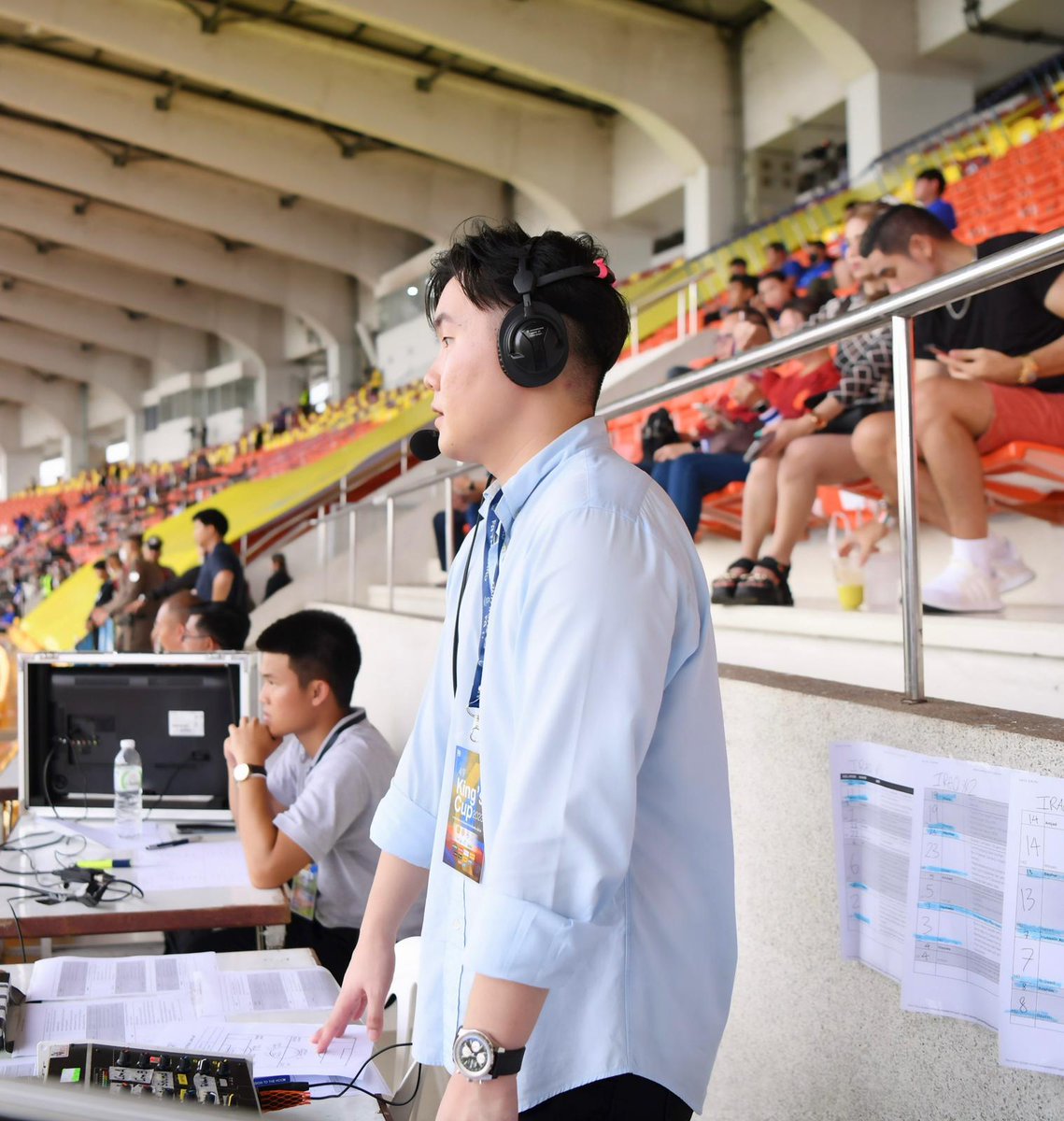⚽👟 Backheel Media is proud to have provided English commentary during the King’s Cup 2023 tournament in Chiang Mai, Thailand 🇹🇭

🔥 Our Content Manager @ta_lao19 was on the call for all 4 matches at the stadium 🏟️

Thanks to our client Plan B Media for the opportunity 🤝