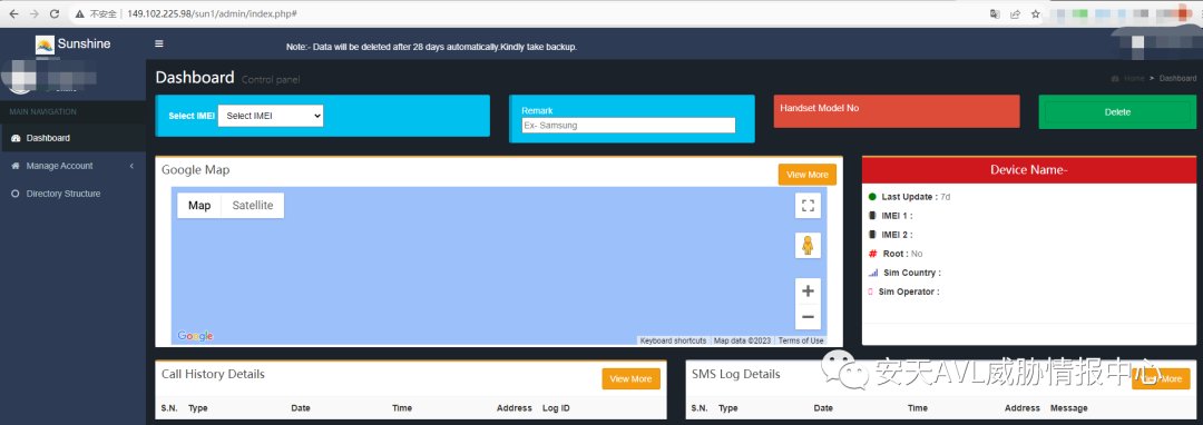 blackorbird's tweet photo. APT Group #Confucius Android Malware SunBird's C2 Server
https://t.co/NmZaPFQR9r https://t.co/5wuUM4lIWZ