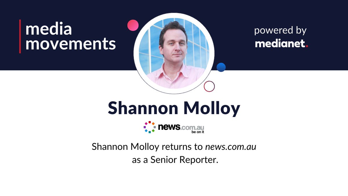 medianettweets's tweet photo. #MediaMovement: Shannon Molloy returns to @newscomauHQ as a Senior Reporter. https://t.co/qAV6bSxVgf
