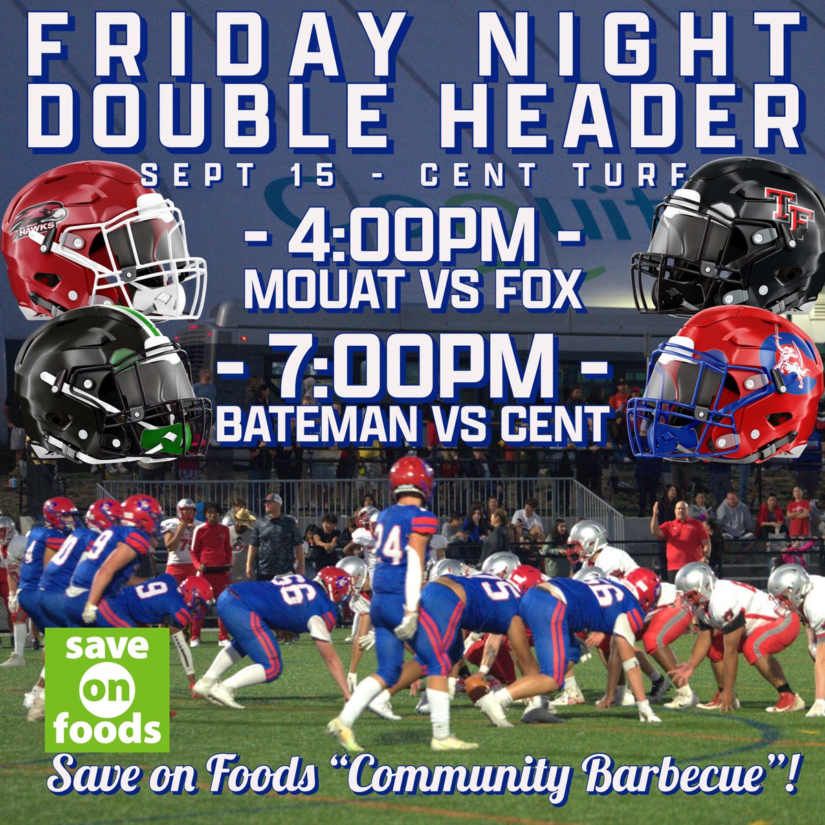 Centennial Centaurs Athletics (@centaurathletic) on Twitter photo Come out and support a great night of High School Football! <a href="/WJMouat/">WJ Mouat</a> and <a href="/RobertBatemanSS/">Robert Bateman Secondary School</a> (2022 AA BC Champs) of @Abbotsford travel to <a href="/coquitlam/">City of Coquitlam</a> to take on <a href="/TFSAthletics/">Terry Fox Athletics</a> and <a href="/Centennial43/">Centennial School</a>! This will be a fun night under the lights! <a href="/TriCityNews/">Tri-City News</a> <a href="/sd43bc/">School District 43</a> <a href="/BCLions/">BC LIONS</a> <a href="/CoquitlamSHOF/">Coquitlam Sports Hall of Fame</a> Come out and support a great night of High School Football! <a href="/WJMouat/">WJ Mouat</a> and <a href="/RobertBatemanSS/">Robert Bateman Secondary School</a> (2022 AA BC Champs) of @Abbotsford travel to <a href="/coquitlam/">City of Coquitlam</a> to take on <a href="/TFSAthletics/">Terry Fox Athletics</a> and <a href="/Centennial43/">Centennial School</a>! This will be a fun night under the lights! <a href="/TriCityNews/">Tri-City News</a> <a href="/sd43bc/">School District 43</a> <a href="/BCLions/">BC LIONS</a> <a href="/CoquitlamSHOF/">Coquitlam Sports Hall of Fame</a>