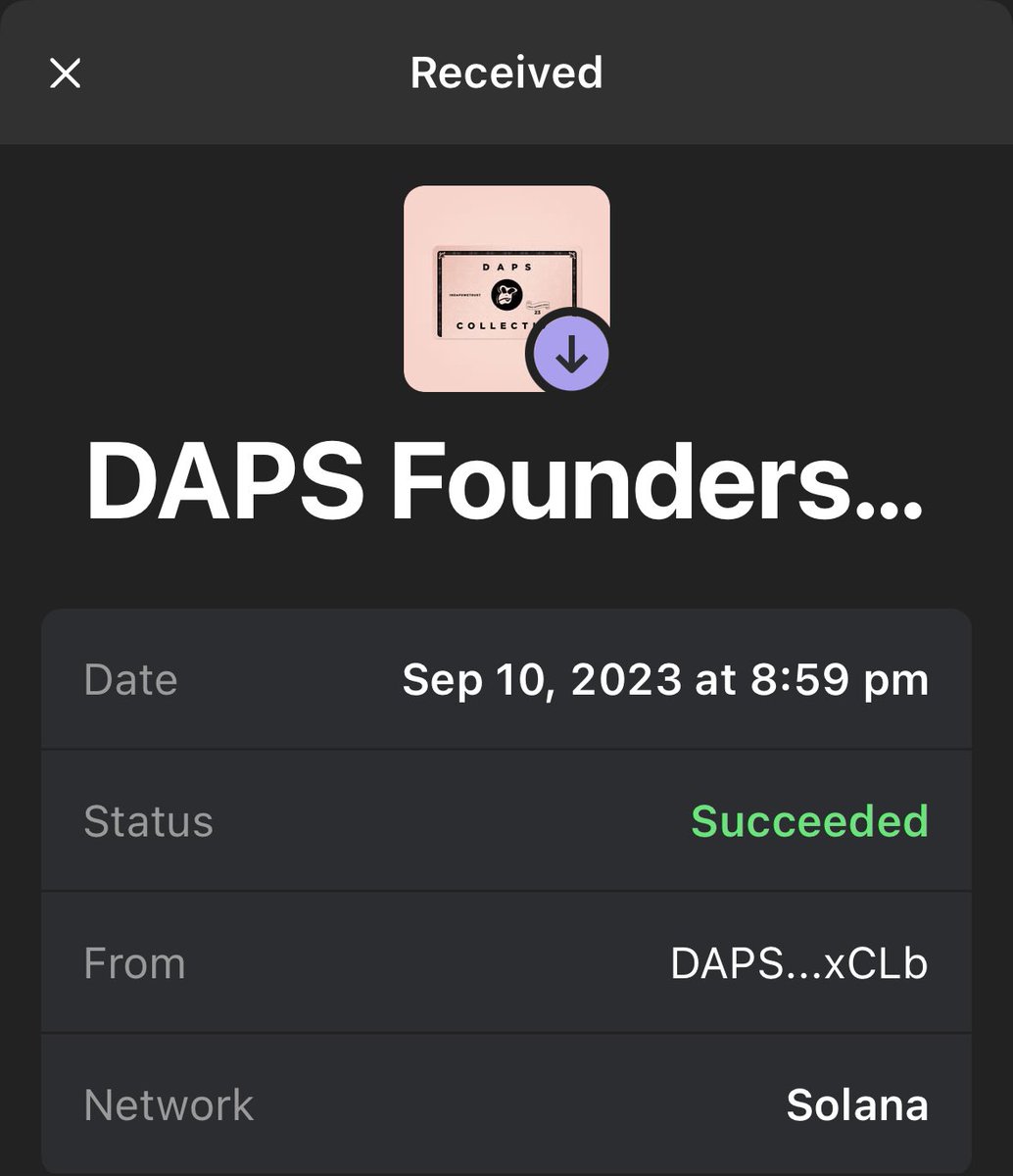 StarkNaked23's tweet photo. Shoutout to @TheRealProps for the @DAPSCollective Founders card today. I like the energy he brings and attracts. Did not expect to be gifted this today. Right on for the acknowledgment 🫡

Check out what’s going on over there if you haven’t yet. 👆🏼 https://t.co/hDng2hXfH4