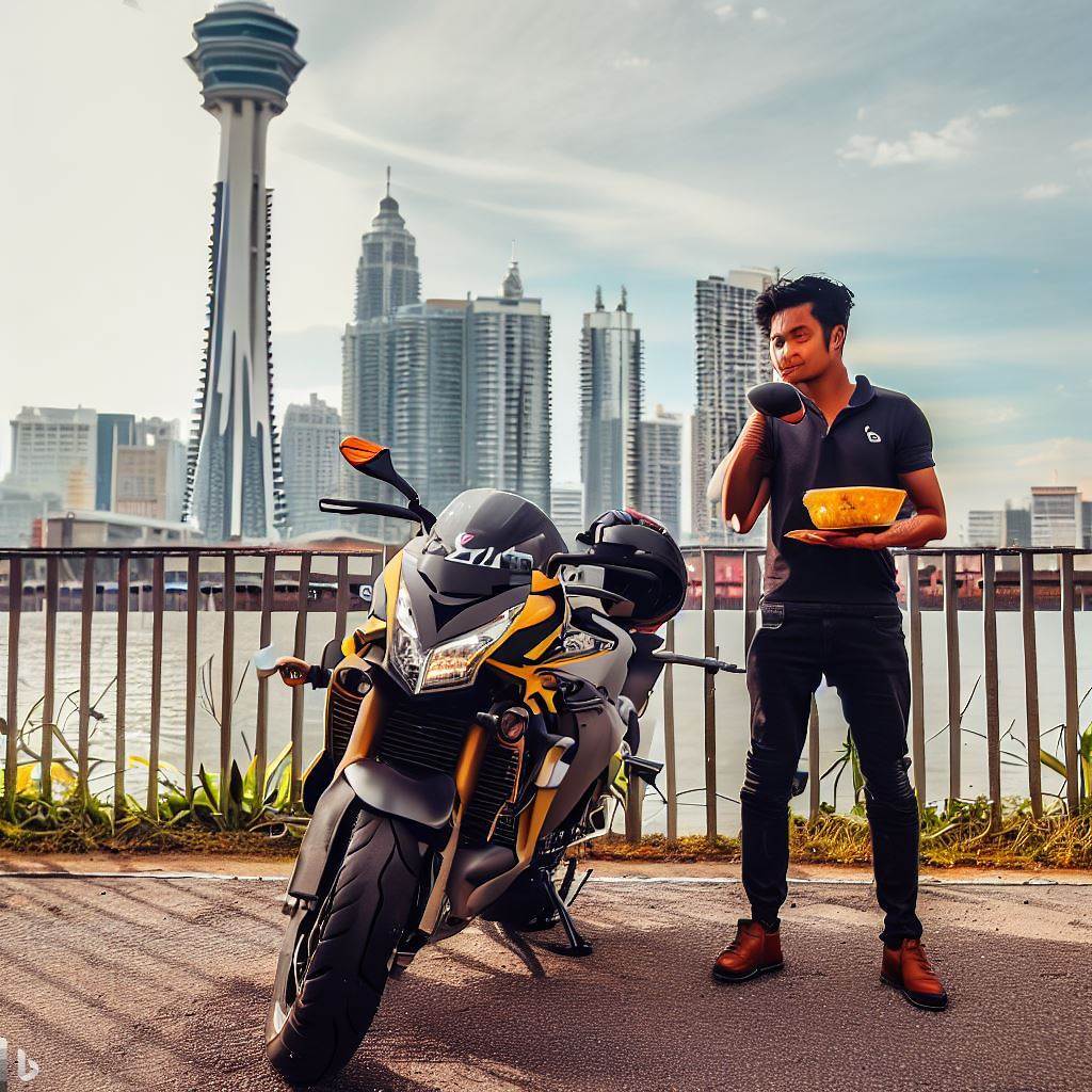 Santai2 sambil makan dengan motor kesayangan 👍 

#Thebikerrangers #santai #petang #makan #sambil #healing #motor #kesayangan #terbaik #gelagatAI