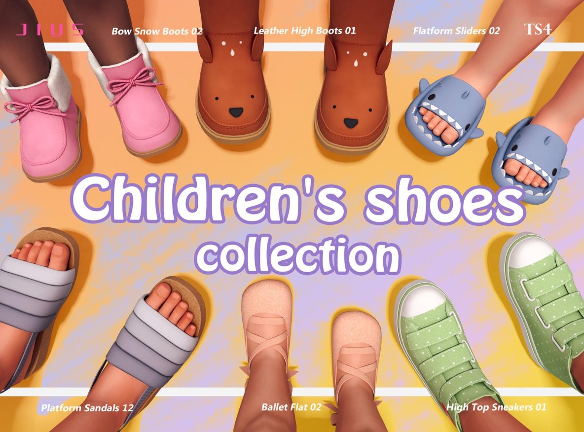 SnootysimsO's tweet photo. —  Children's shoes collection 01 by @JiusSims

Featured Here ⬇️ 
https://t.co/CasU3QfPTU

#snootysims #thesims4 #sims4 #ts4 #sims4cc #ts4cc #sims4ccfinds #ts4ccfinds #sims4downloads https://t.co/bf2ymXybL9