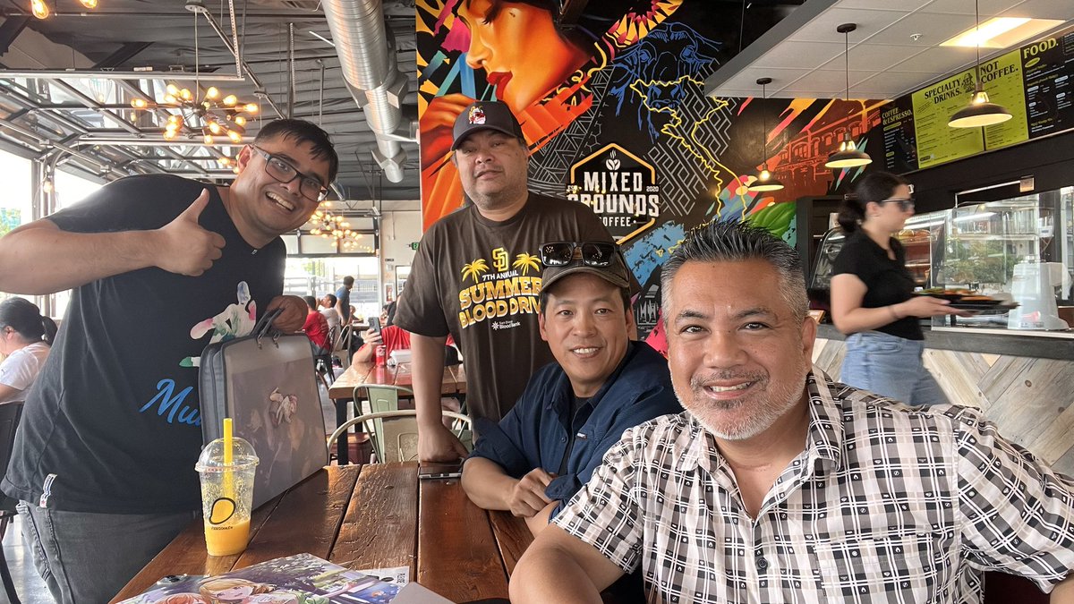 FilAmCreatorCon's tweet photo. One last team meeting before our FilAm Creator Mixer this coming Saturday, 9/16, 4pm-8pm in National City, CA.

Come meet us &amp; some #FilAm creators &amp; share your thoughts on how we make our inaugural #FilAmCreatorCon in 2024 a success!

Register for FREE: https://t.co/XuTuFybk41 https://t.co/1QmOgOtz4O