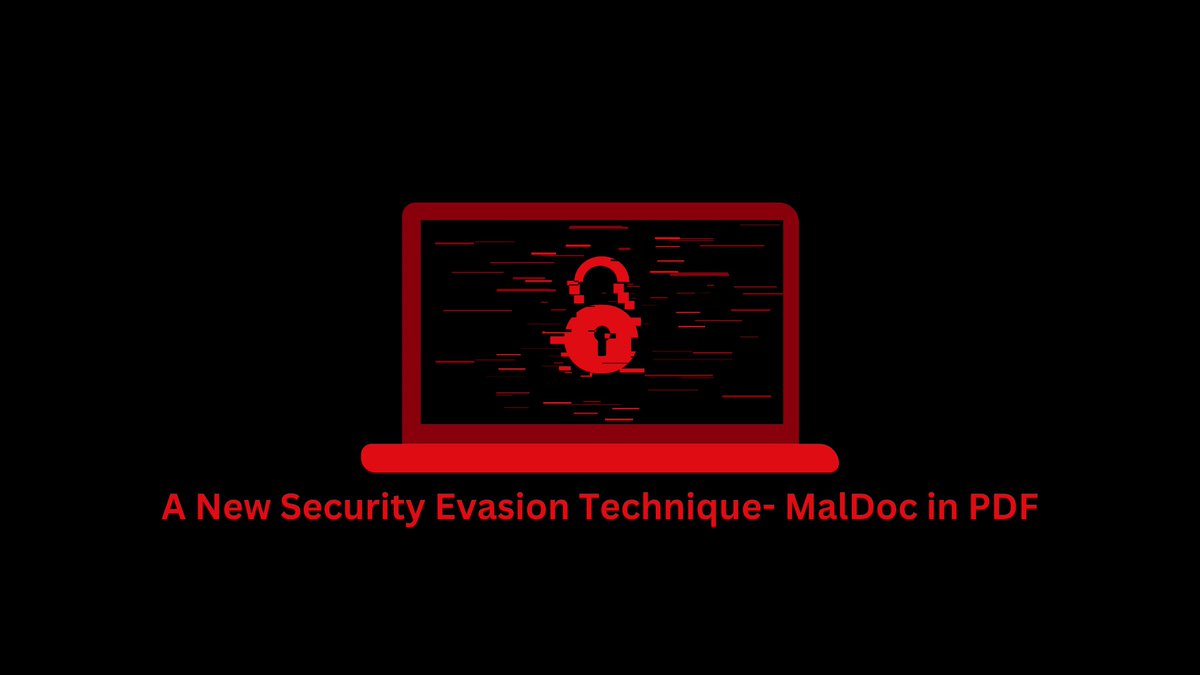A New Security Evasion Technique- MalDoc in PDF

#security #encryption #technique #rapidhacek #pdfpattern #royalrapidhacek #securityservices #maldoc #howto #technology

Source from:
thesecmaster.com/a-new-security…