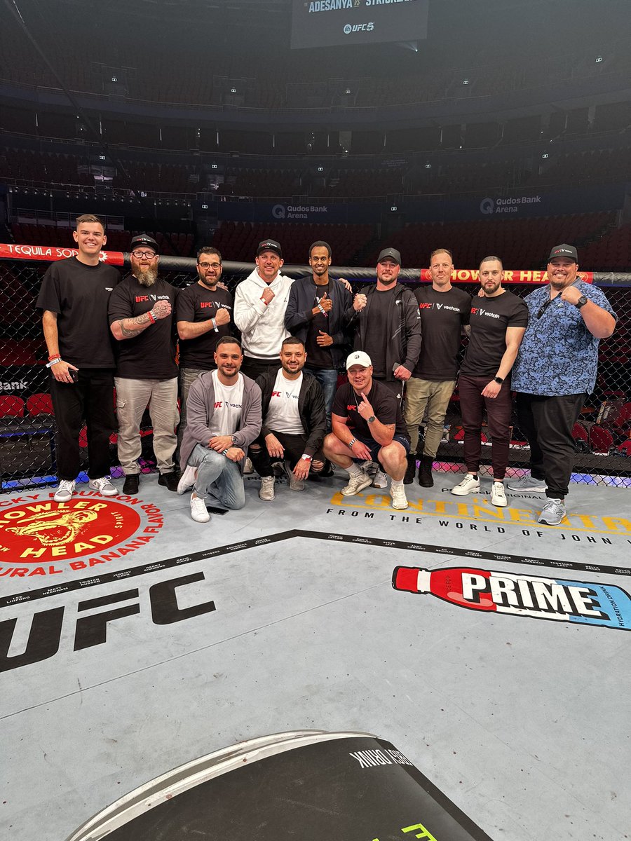 romsweb's tweet image. Special 🙏🙏🙏 to @vechainofficial for their invitation for this amazing #UFC293 in Sydney 🇦🇺🦘