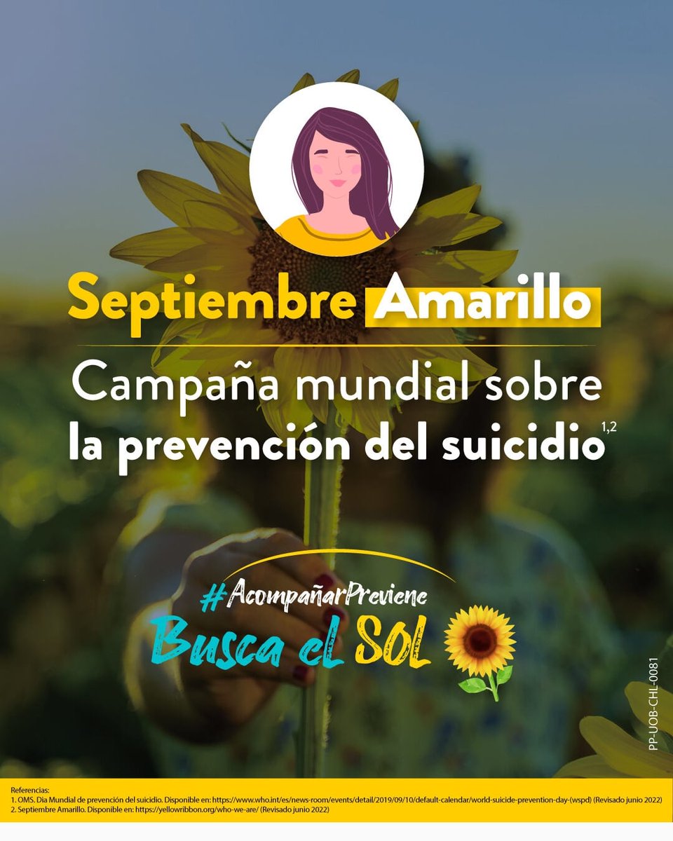 Si quieres información y ayuda sobre  depresión y suicidio, pasa por  septiembreamarillo.com