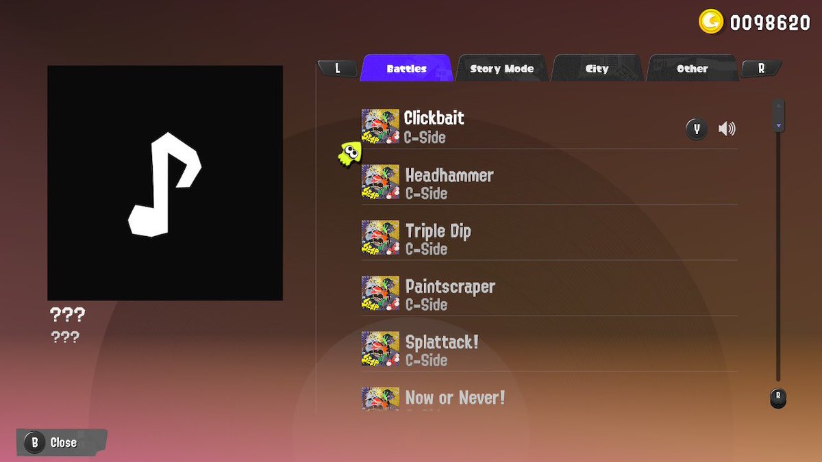 ok fest is over sad days but on GOD what is that marvelous beat playing in the lobby rn and why doesn’t the game register it