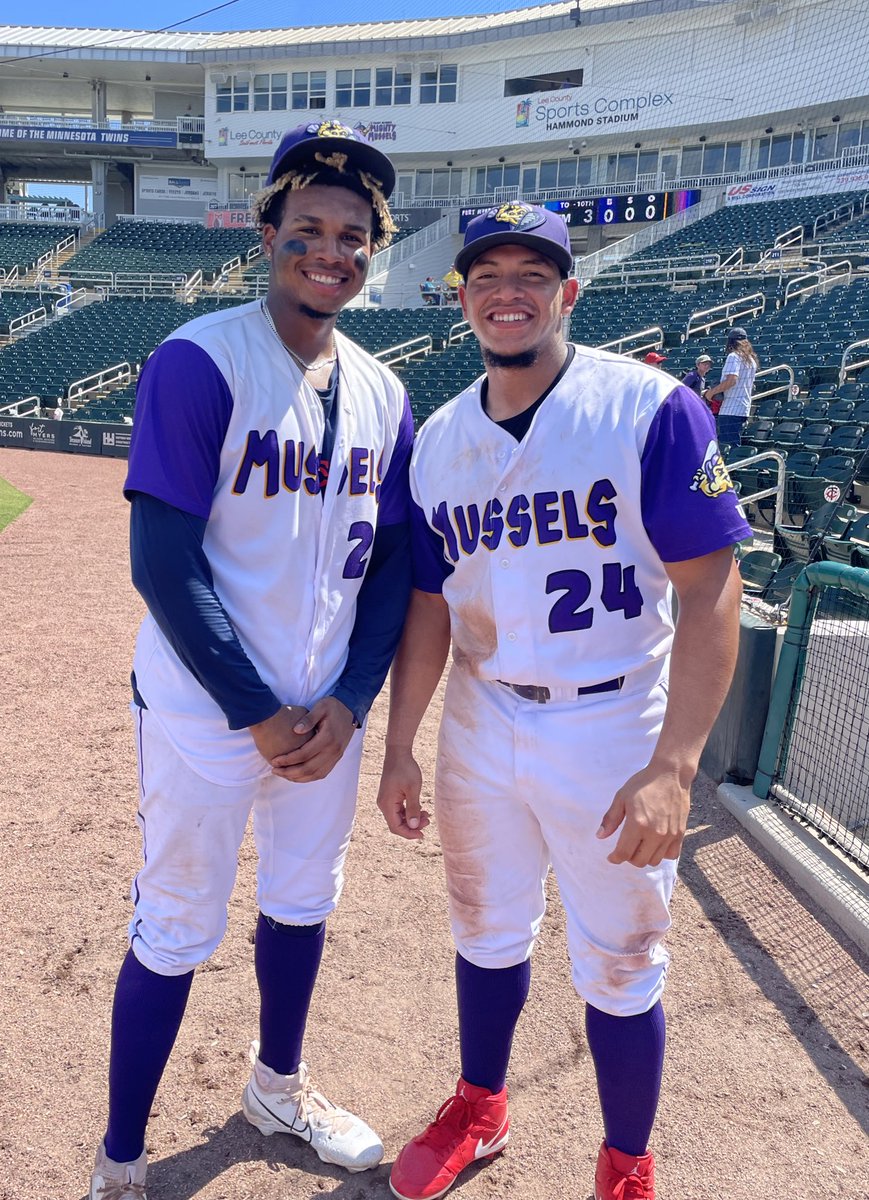 Ladies and gentlemen, your 2023 FSL RBI and Doubles Kings! 👏🏼 

Left - Rubel Cespedes (74 RBI)
Right - Ricardo Olivar (28 2B)