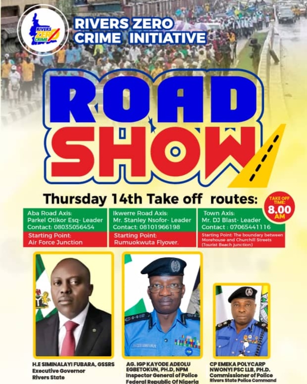 Rivers Zero Crime Initiative tweet media