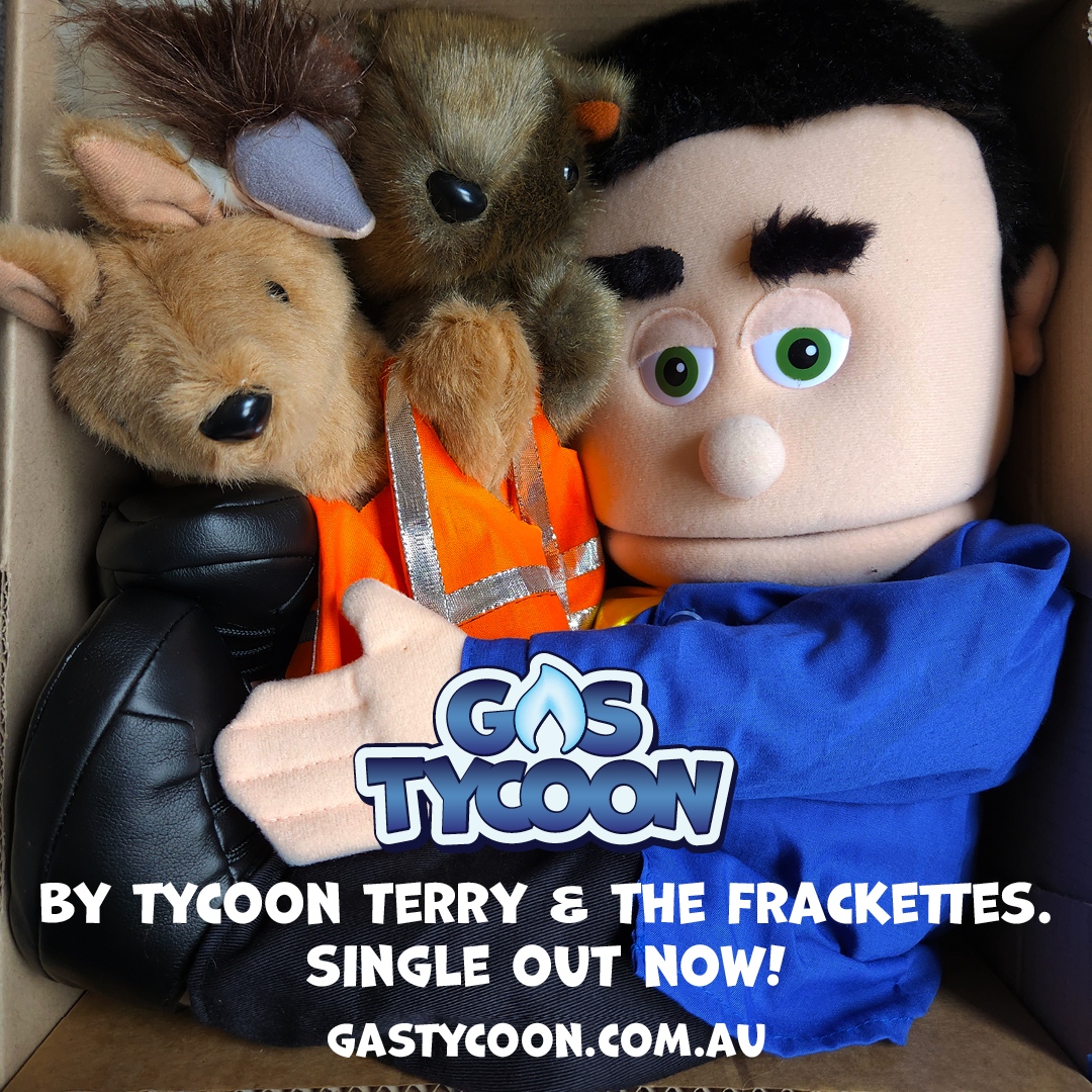 Listen to the Launch single for Gas Tycoon by Tycoon Terry and the Frackettes - Out Now! open.spotify.com/track/7MeJZPmj…⁠
🎶🎤🎧⁠
⁠
Soon to be zooming up the billboard charts like Woodside's profits. 💸⁠

gastycoon.com.au⁠
#gastycoon #tycoonterry #frackettes #taxgasnow #prrt