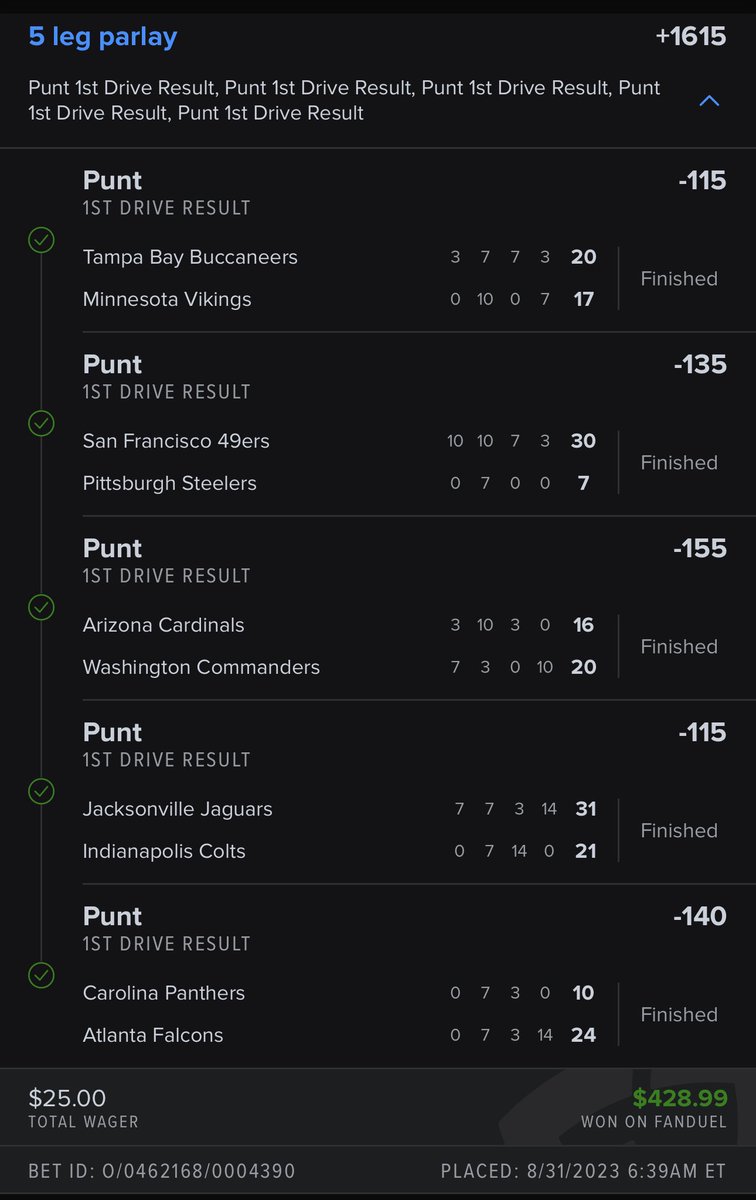 r_saunders82's tweet photo. #GamblingCommunity #GamblingTwitter #fanduel #NFL2023 
I found my new gambling way💯 https://t.co/3Lb9fyT0EY