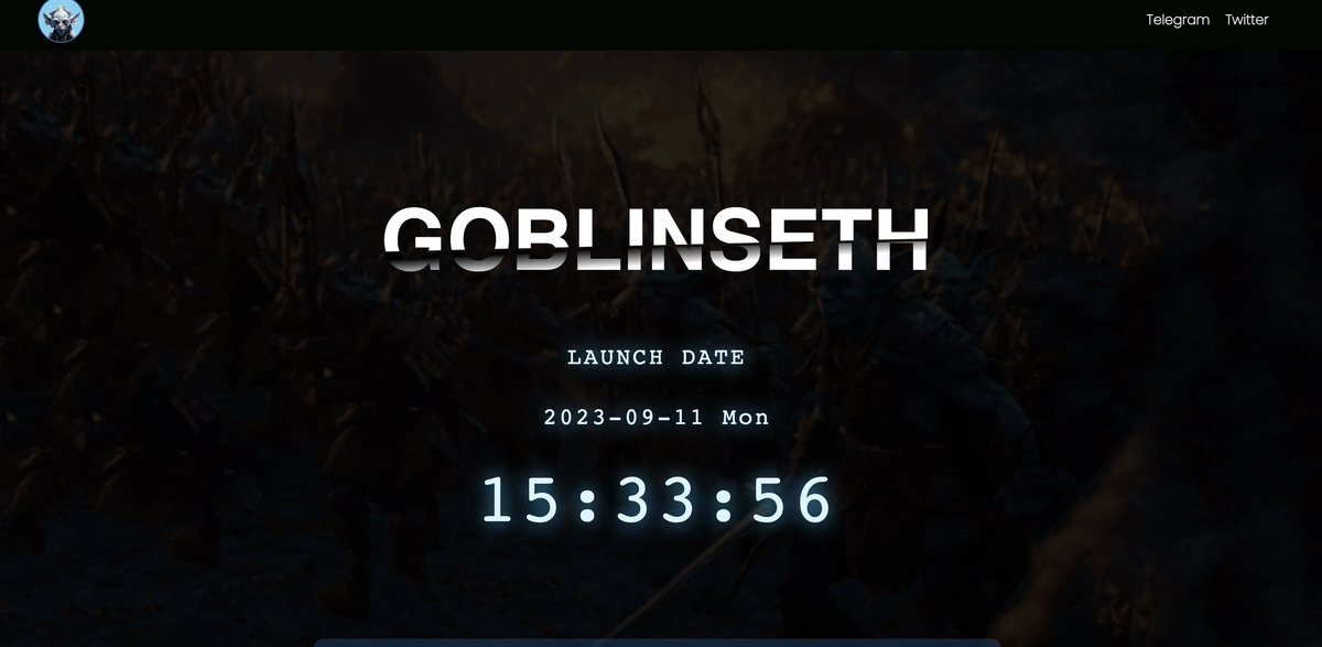 GoblinonEth's tweet photo. ⏳🎉 Countdown with us🚀
Stay tuned for updates and get ready to join the excitement! 🚀💥
#Goblin #Goblins https://t.co/pmn2bVZrof