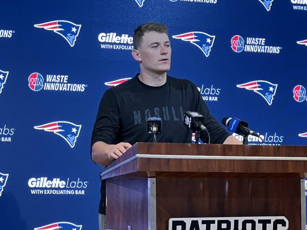 MikeReiss's tweet photo. “I felt like in the most critical times, I played my worst … felt like I let the defense down.” — Mac Jones https://t.co/J3NBVg08p5