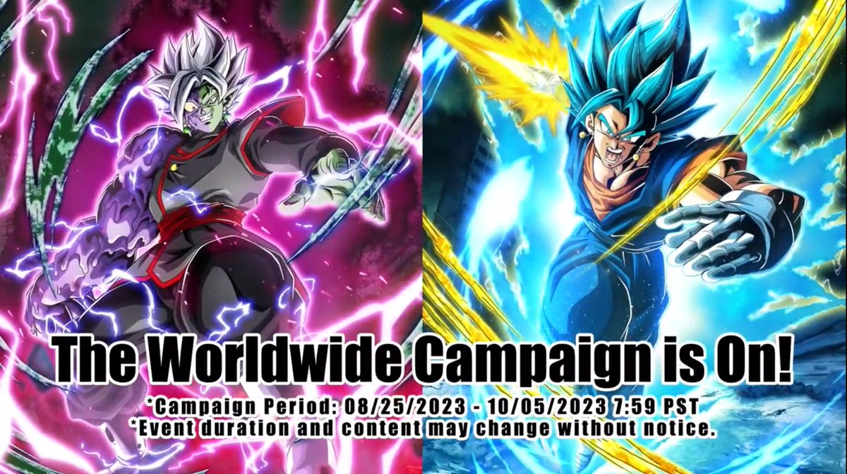 @rinnibunny My personal recommendation would be hit mobile game Dragon Ball Z: Dokkan Battle now in it's Worldwide Download Celebration with popular characters Vegito Blue & Fusion Zamasu!