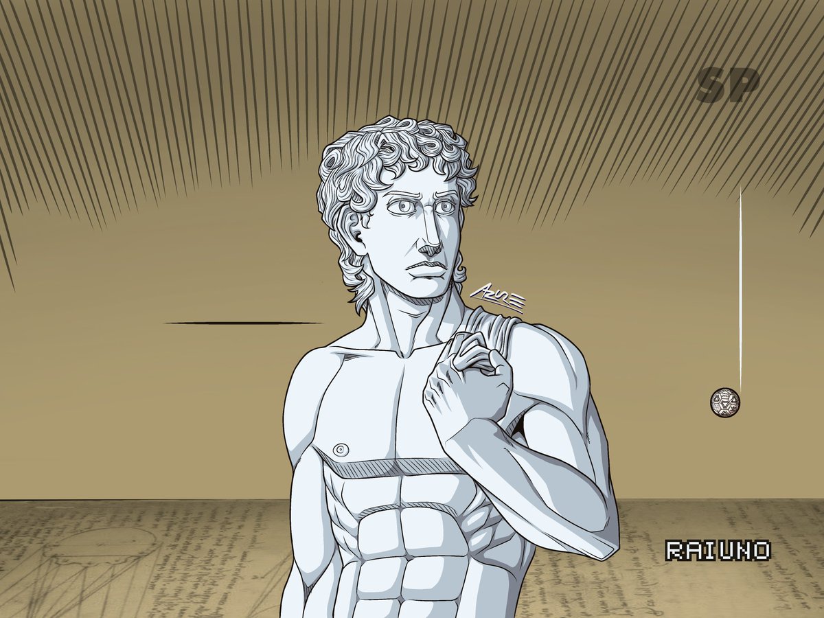 Azure_Draftman's tweet photo. Redibuje este frame de la intro del mundial de Italia 90 en la que aparece el David de Michelangelo...
#DavidMichelangelo #eldavid #Italia90 #FIFAWorldCup #redraw #illustration #illustrator #artwork #art #artdraw https://t.co/Xa2PyJTTdo
