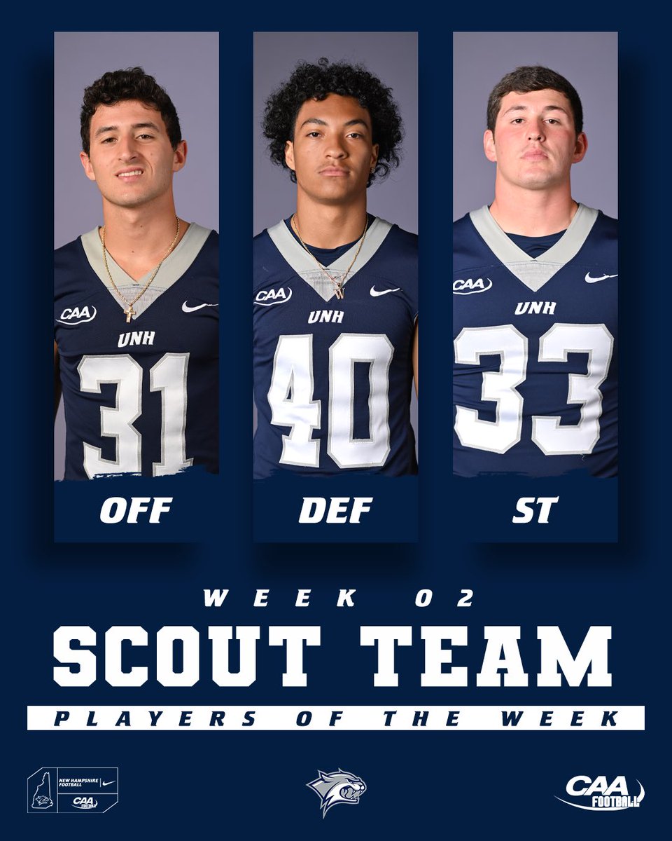 Scout Team Players of the week! #CAT2UNT4MED😼
