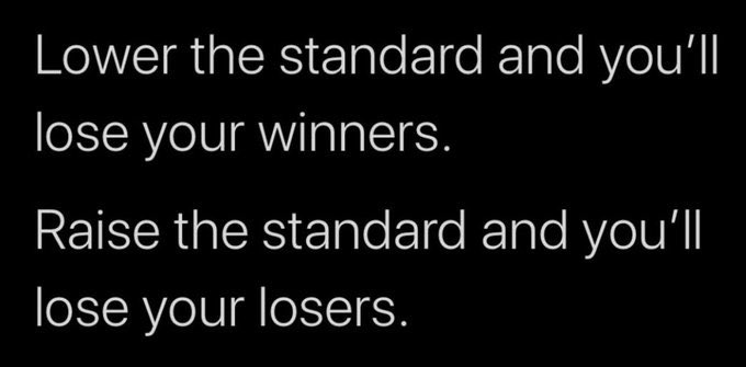 Winners...want structure, discipline, high expectations, high standards, consequences, and most importantly the TRUTH!