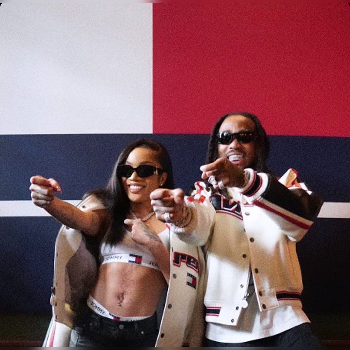 glorillacrave's tweet photo. 📸: @GloTheofficial &amp; @QuavoStuntin in New York for a Tommy Hilfiger event ❤️ https://t.co/uzMMspt2tX