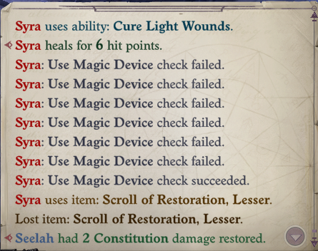 The Pathfinder experience...

...8 hours well spent (no it wasn't please god someone take this game away from me, for my blood pressure) /ᐠ. ̫ .ᐟ\ 🐾💙