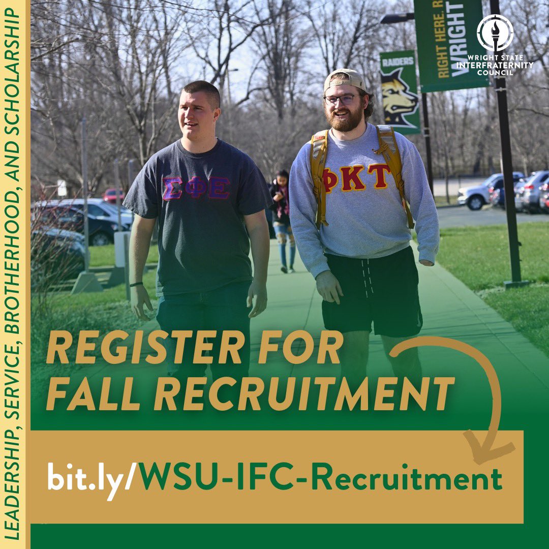 Wright State Interfraternity Council tweet media