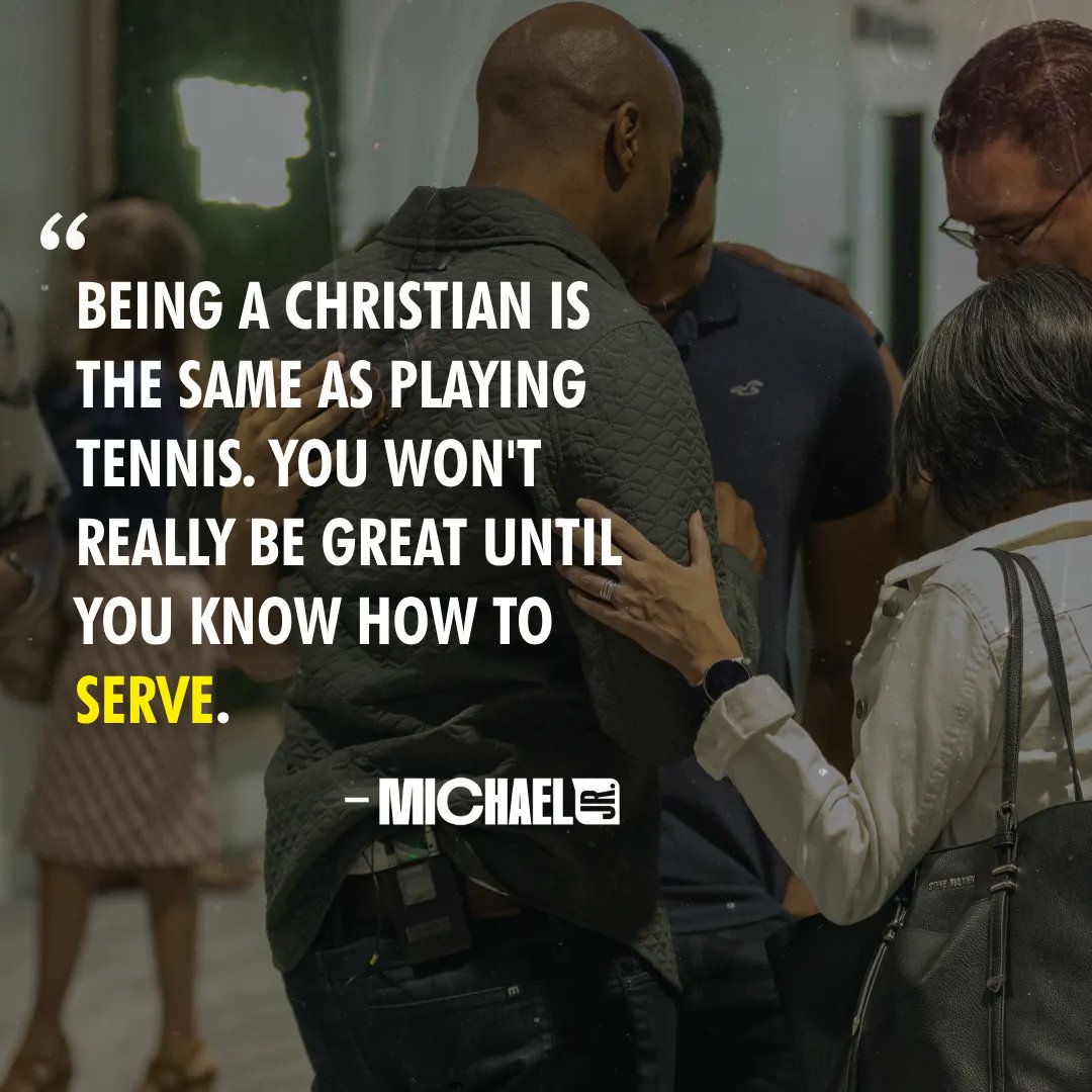 Michaeljrcomedy's tweet photo. Can you truly thrive in faith without embracing the power of serving others? https://t.co/9P4Mz4iNnL
