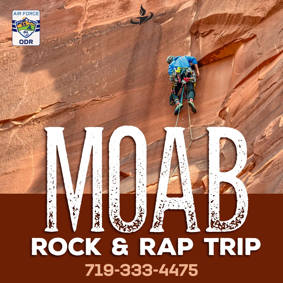 October 20-22 Ages 16+ $600/person, R4R $300/person #rockclimbing #usafa