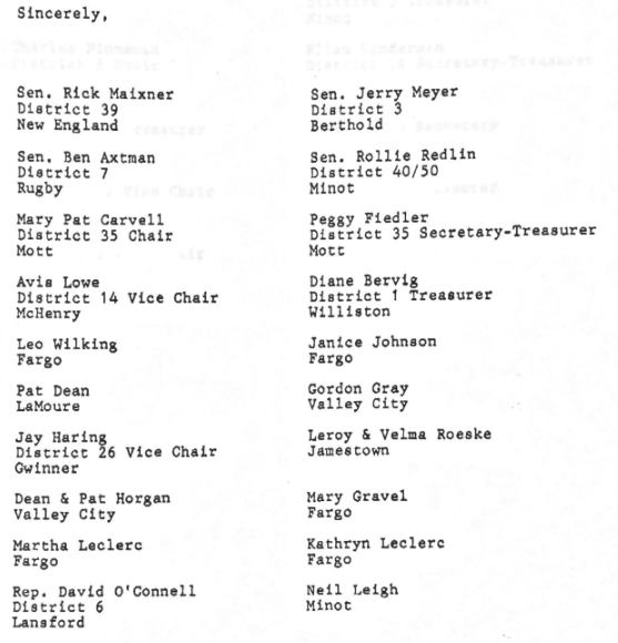 Cory_Haala's tweet image. Vault time! #OTD in 1987, some #NorthDakota #DNPL members asked incumbent 79-y.o. Sen. Quentin Burdick not to seek reelection. They hoped Byron Dorgan would run (and he'd sought support), kicking off months of acrimonious shadowboxing btwn the two.

More on ND '88 in a few days.