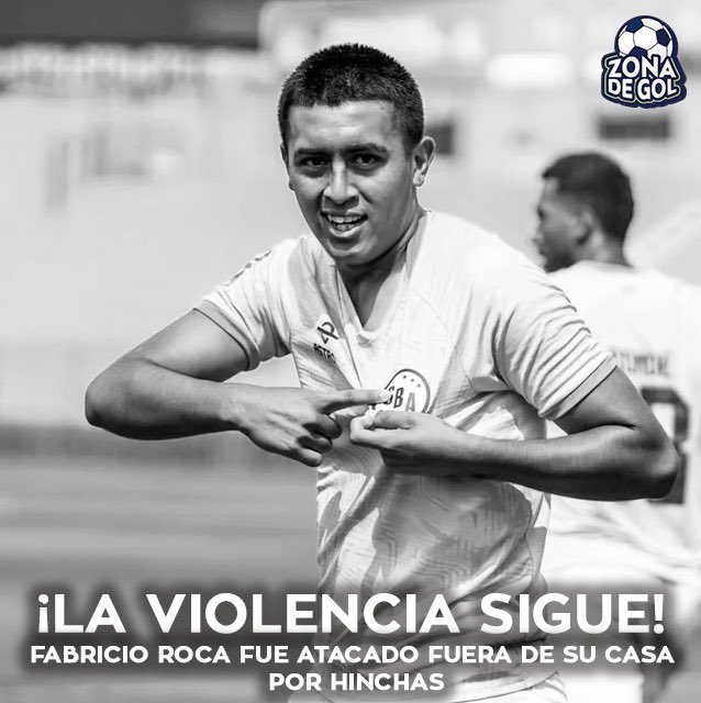 zonadegol1's tweet photo. INACEPTABLE 👊🏿 ❌

Fabricio Roca de Sport Boys fue agredido cerca a su domicilio por delincuentes vestidos de hinchas tras el empate ante Sporting Cristal. El jugador de 21 años es una de las grandes promesas del fútbol peruano. https://t.co/Ba6c5nGeBd
