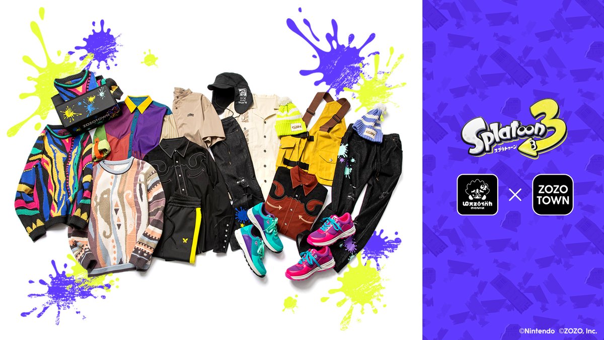 Splatoon 3 Gesotown x ZOZOTOWN 2nd Collection