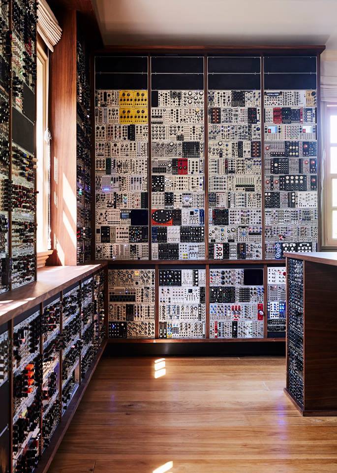 Martin Gore in his studio, 2018.