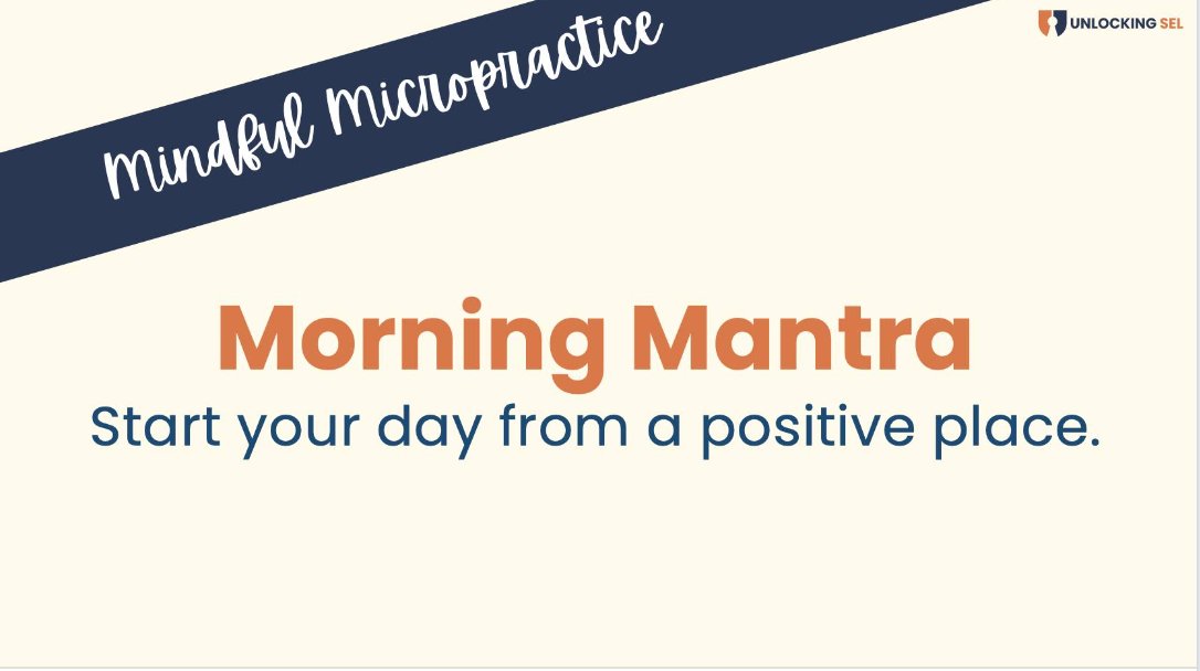 🌟 Today's #sundaystrategy is Morning Mantra. 🌅 1️⃣ Realize you're awake 2️⃣ Take a deep breath 3️⃣ Speak your mantra 4️⃣ Smile! Why? Starting positively can change your whole day. My mantra: 'Today is going to be a great day, somehow!' 🌞 What's yours? Share below! 👇 #sel