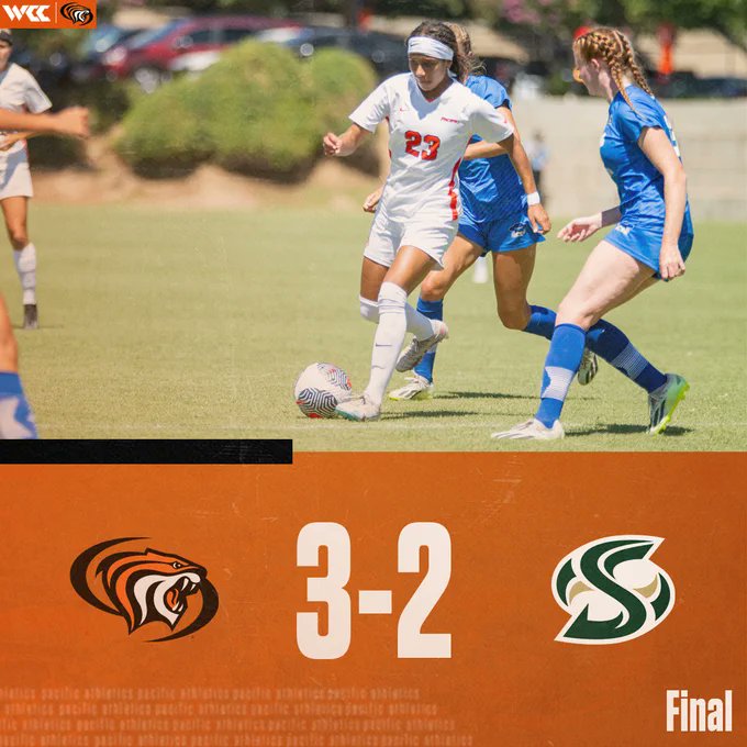 Big road Sunday for @PacificTigers as @PacificWSoccer came storming back with 2 late goals for 3-2 W over Sac State while @PacificMSoccer GK Brian Lanier shut out UC Davis 1-0. Come out this week to roar on MSoc v San Jose State (W) & WSoc v Fresno State (Th). #NCAASoccer